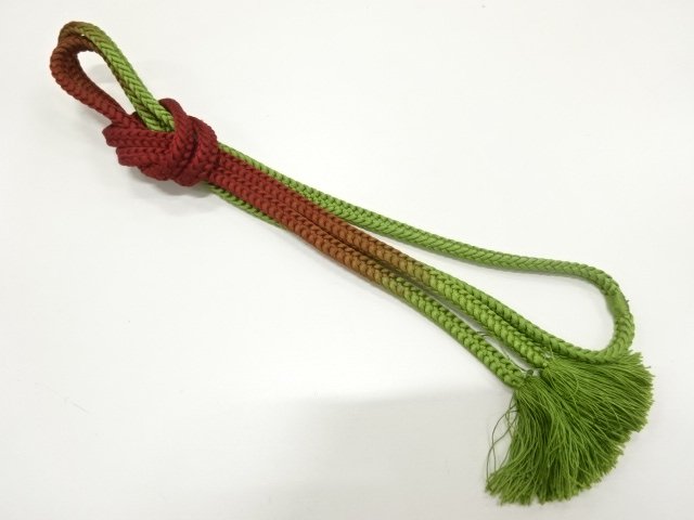 JAPANESE KIMONO / HAND-TIED OBIJIME CORD